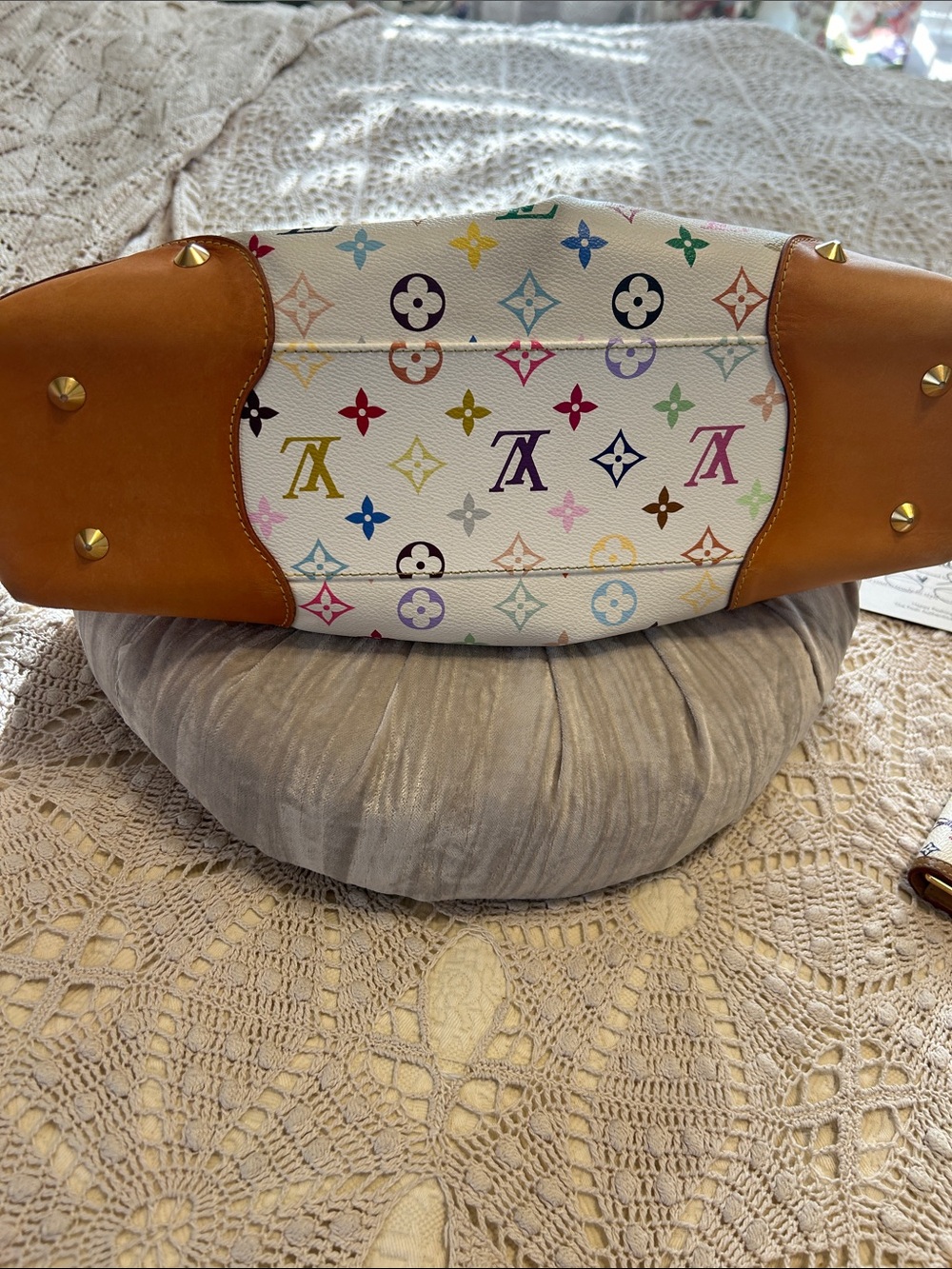 Louis Vuitton Murakami Judy GM with matching wallet. - Picture 12 of 17